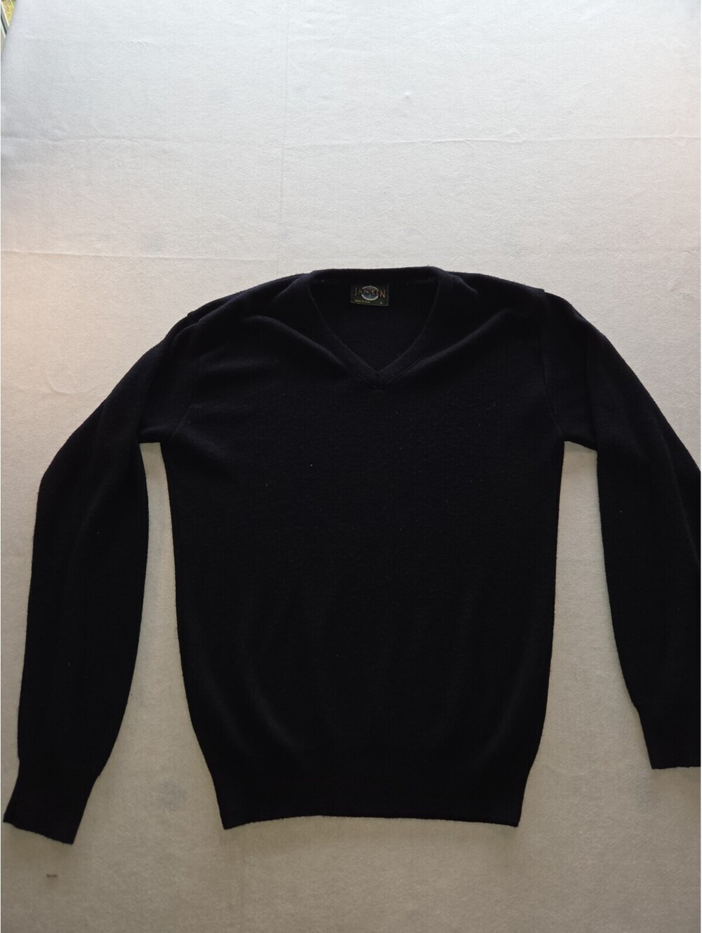 vtg jantzen Sweatshirt Black Usa Made L CB5 0080